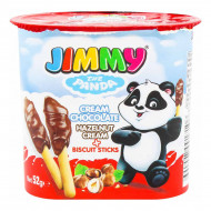 Шоколадный крем с бисквитными палочками Jimmy Nuts 52 г