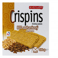 Органические хлебцы Extrudo Crispins с гречкой и киноа 100 г