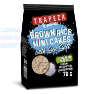 Мини-галеты Trapeza рисовые с морской солью 70 г