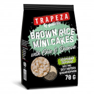 Мини-галеты Trapeza рисовые с чиа и киноа 70 г