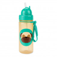 Поильник с трубочкой Skip Hop Zoo Мопс 390 мл