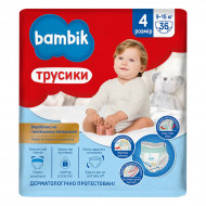 Подгузники-трусики Bambik 4 (9-15 кг) 36 шт