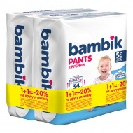 Подгузники-трусики Bambik Double 5 (12-17 кг) 68 шт