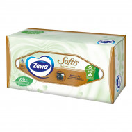 Салфетки косметические Zewa Softis Natural Soft 80 шт