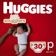 Подгузники Huggies Little Snugglers  Размер Preemie (0-3 кг), 30 шт