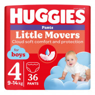 Подгузники-трусики Huggies Pants Little Movers Boys 4 (9-14 кг) 36 шт
