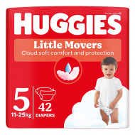 Подгузники Huggies Little Movers 5 (11-25 кг) 42 шт