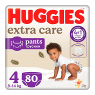 Подгузники-трусики Huggies Extra Care Box 4 (9-14 кг) 80 шт 