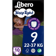 Подгузники Libero Sleep Tight 9 (22-37 кг) 10 шт