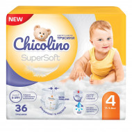 Подгузники-трусики Chicolino Super Soft 4 (7-14кг) 36 шт