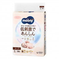 Подгузники Moony Natural Размер S (4-8 кг) 58 шт