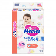 Подгузники Merries Ultra Jumbo М (6-11 кг) 70 шт