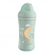Поильник с силиконовой трубочкой Kikkaboo Moony me Mint 220 мл