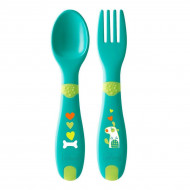 Набор Chicco Ложка и вилка First Cutlery