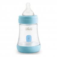 Бутылочка Chicco Perfect 5 голубая с соской 0 мес, 150 мл 