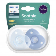 Пустышка Philips Avent Soothie Boy 0-6 мес 2 шт