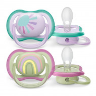Пустышки Philips Avent Ultra Air SCF085/59 0-6 мес 2 шт