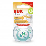 Пустышка Nuk Star 10737045/3, р. 3