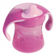 Чашка учебная с ручками Baby-Nova Ordinary Pink 220 мл