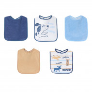Набор слюнявчиков Blukids Better Cotton Pappa 5 шт