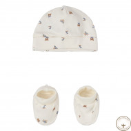 Комплект BluKids Bio Cotton Шапка Пинетки 6237461, р. 50-86