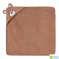 Полотенце-уголок Blukids Better Cotton Teddy Bear 75х75