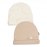 Набор шапочек Bebetto C1109 Beige, 2 шт., р. 43
