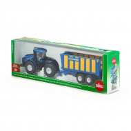 Модель Siku Трактор New Holland T9.560 с прицепом