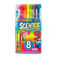 Набор ароматных карандашей Scentos Twistable Crayons, 8 шт.