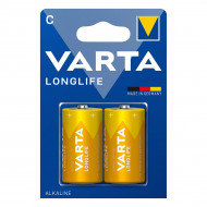 Батарейка Varta Longlife C BLI 2 Alkaline