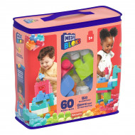 Конструктор Розовый Mega Bloks, 60 эл