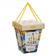 Деревянный конструктор Cubika 1, 100 эл