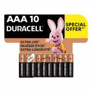 Батарейки щелочные Duracell Basic AAА 1.5V LR03/MN2400 10 шт