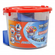 Игровой набор TransRacers Автотрек-ведро с машинками 6 шт