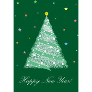 Поздравительная открытка Kinza Happy New Year