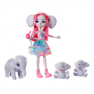 Игровой набор Enchantimals Семья слоненка Эсмеральды