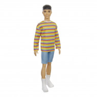 Кукла Barbie Кен Модник в полосатом джемпере 29 см