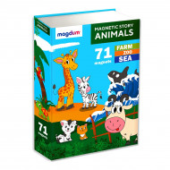 Набор магнитов Magdum Magnetic story Animals (англ)