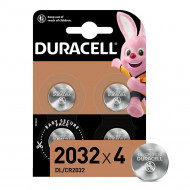 Батарейки литиевые Duracell 2032 3V DL2032/CR2032 4 шт