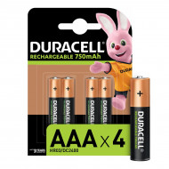 Аккумуляторные батарейки Duracell AAA 750 МА 4 шт