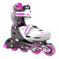 Роликовые коньки Neon Combo Skates Lovely Pink Inline & Quad 2 в 1, р. 30-33