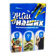 Настольная игра Strateg Знай наших (укр)