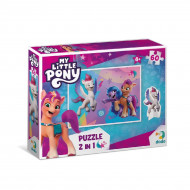 Пазл 2 в 1 Dodo My Little Pony Funny Games с фигуркой 60 эл