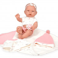 Пупс Arias Elegance Pillines Trousseau Rosa 26 см