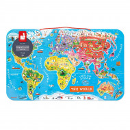 Настольная игра Janod Магнитная карта мира (англ)