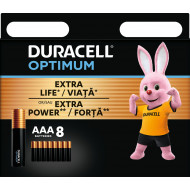Щелочные батарейки Duracell Optimum AAA 8 шт