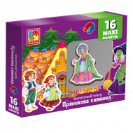 Магнитная игра Vladi Toys Магнітний театр Пряникова хатинка (укр)