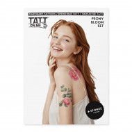 Временное Тату TATTon.me Morse Peony Bloom set