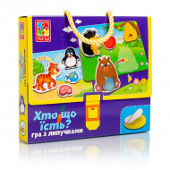 Настольная игра Vladi Toys Хто що їсть? (укр)