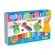 Набор для лепки с воздушным пластилином Lovin Elastic Clay 30 шт